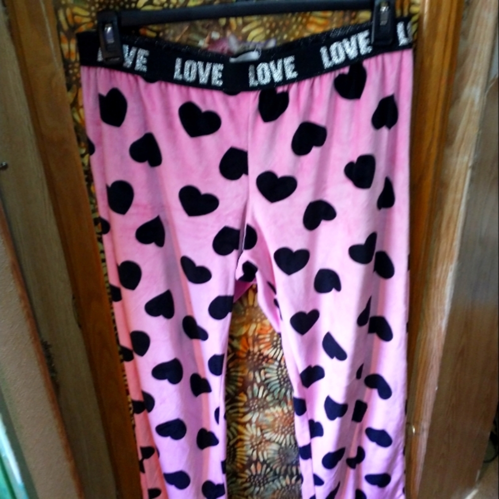 Mentally Exhausted Velvet Bling Boot Cut Leggings Size XL